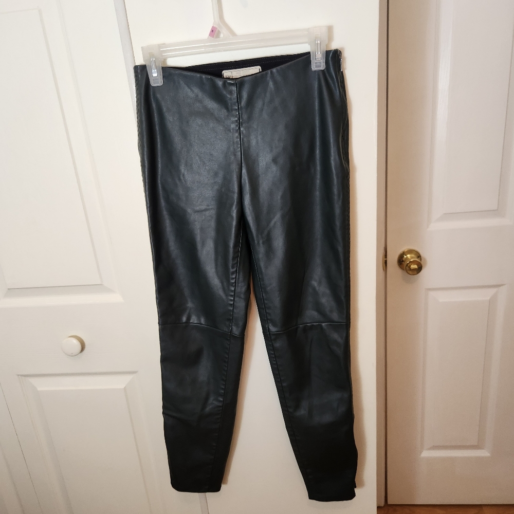Free People Lana Vegan Leather Leggings Emo Punk Grunge Gothic Biker